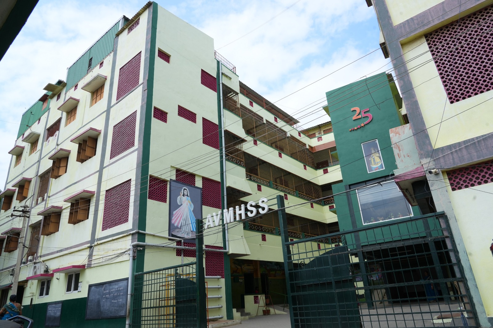 Annai Velankanni campus exterior